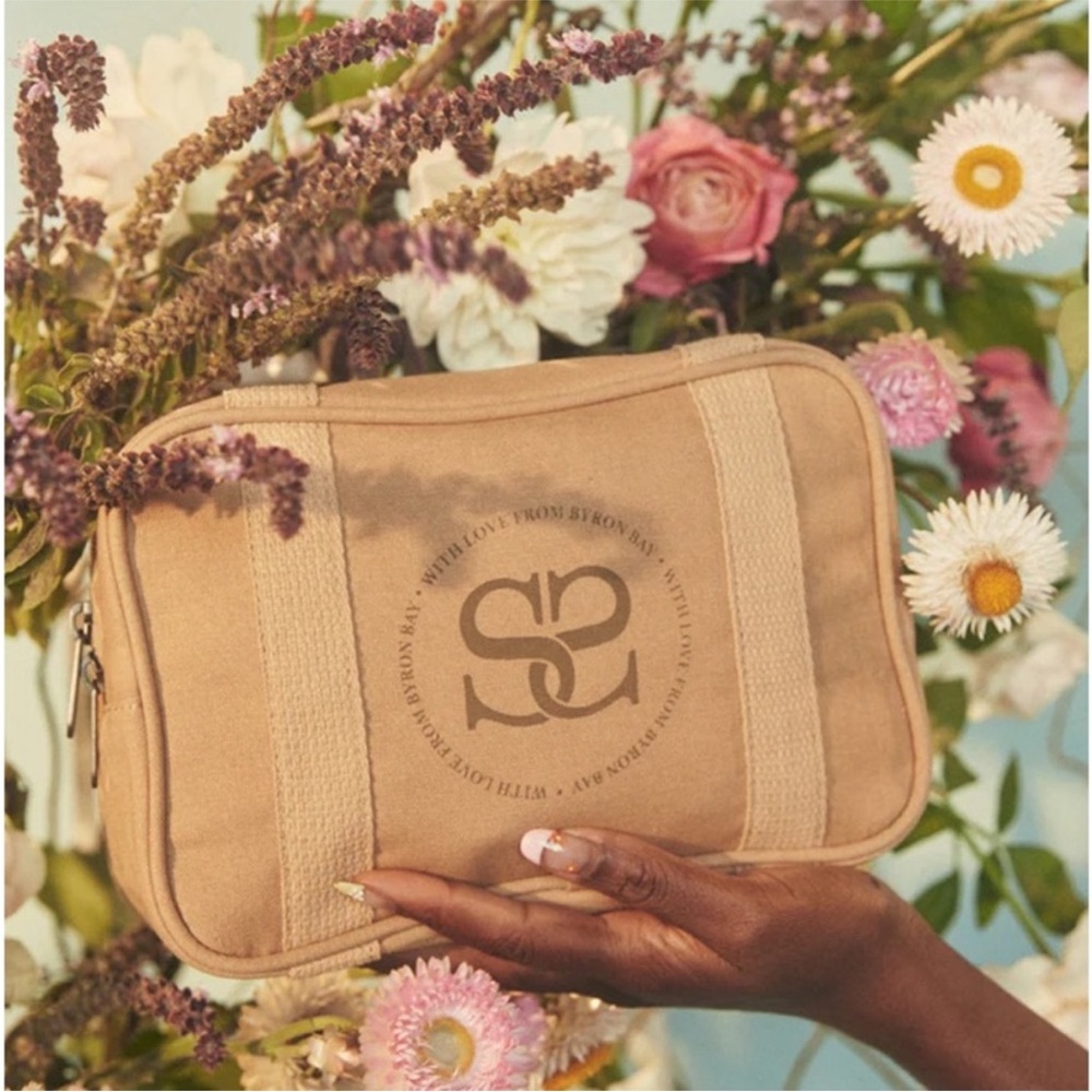 Spell Tan Canvas Cosmetic Bag